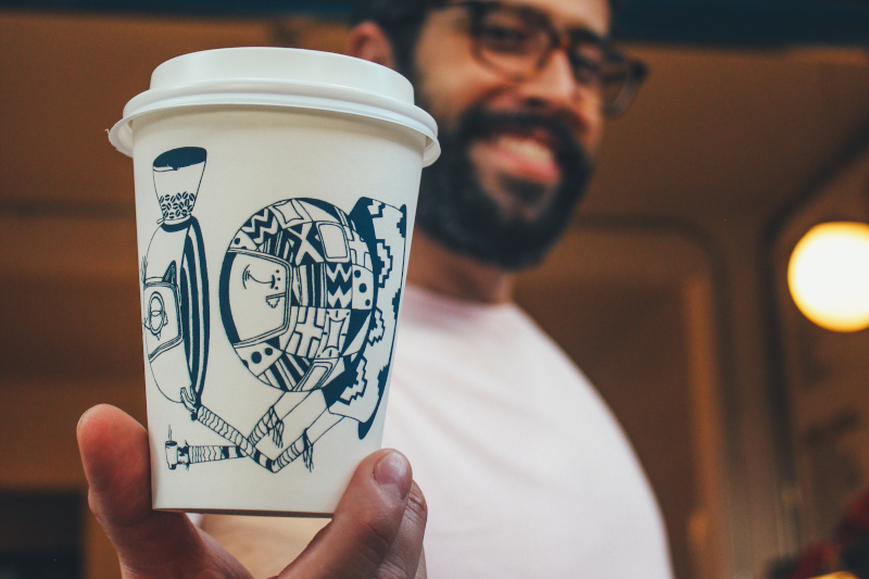 Café con imágenes de Brewklyn